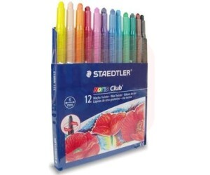 Giz de Cera 12 Cores Retrátil Noris Club - Staedtler