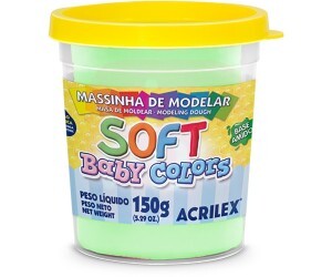 Massa de Modelar 150g Soft Verde Bebe - Acrilex