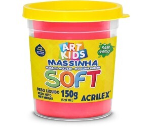 Massa de Modelar 150g Soft Vermelho - Acrilex