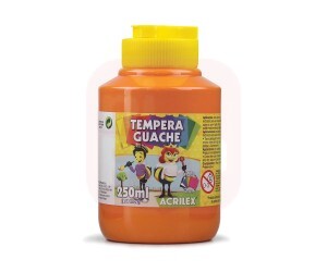 Tinta Guache 250ml Laranja - Acrilex