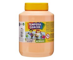 Tinta Guache 500ml Amarelo Pele - Acrilex