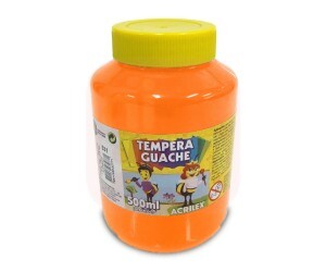 Tinta Guache 500ml Laranja - Acrilex