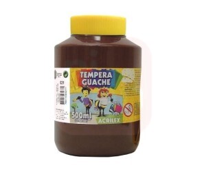 Tinta Guache 500ml Marrom - Acrilex