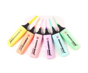 Marca Texto Stabilo Boss Original Pastel 6 Cores