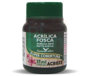 Tinta Acrilica Fosca 37ml Preto 520 - Acrilex