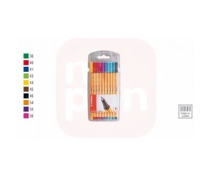 Caneta Stabilo Point 88 - Kit 10 Cores