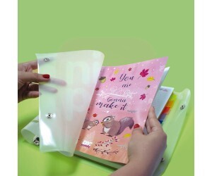 Fichário Universitário Trendy Esquilo + 192 Folhas