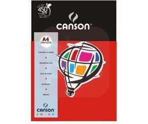 Papel Canson A4 180g Vermelho