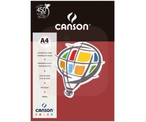 Papel Canson A4 180g Granate