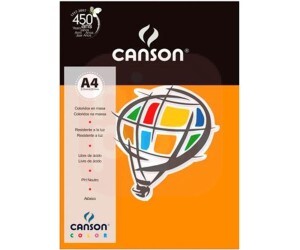 Papel Canson A4 180g Cenoura