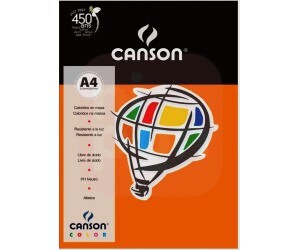 Papel Canson A4 180g Laranja