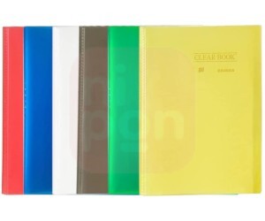 Pasta Catálogo Clear Book 40 Plásticos - Cores