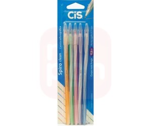 Caneta Esferográfica Spiro Clean 0.7mm KIT com 05 Cores - Cis