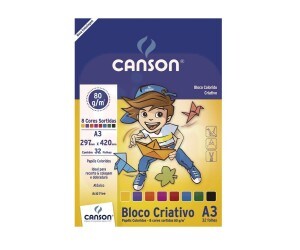 Bloco Para Pintura Canson A3 80G 32 Folhas