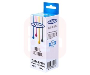 Refil de Tinta Black / Preto Epson Compatível Universal 100ml MTE-13 - Menno