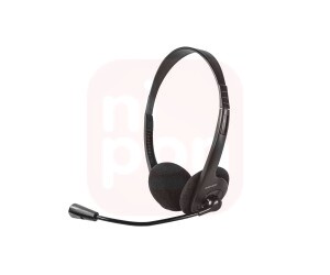 Headset Classic Conexão P2 Microfone Flexível Preto - PH002