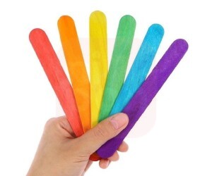 Palito de Sorvete C/100 - Cores