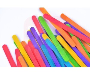 Palito de Sorvete C/100 - Cores