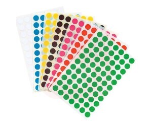 Etiqueta Redonda Nº13 - 12 Folhas