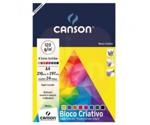 Bloco Criativo Cards 120g 24 Folhas