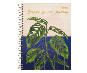 Planner Espiral 17,7 x 24 cm Naturalis 2024 - Sortido