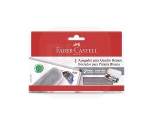 Apagador Faber Castell Para Quadro Branco Com Deposito 2 Pinceis