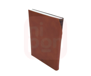 Agenda Diária Executiva Costurada Marrom 2024 Dac