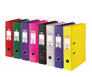 Pasta Registradora AZ Ofício L75MM Cores Sortidas