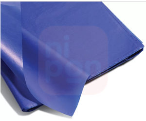 Papel Seda Liso Azul Escuro