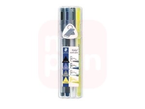 Kit Caneta Triplus Multi Set Office Estojo com 4 Unidades Staedtler