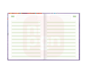 Caderno Caligrafia 40fls Pauta Verde