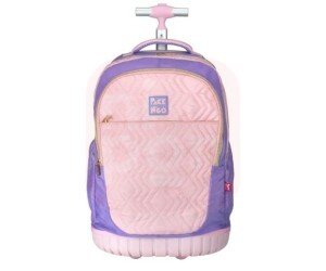 Mochila Carrinho Matelassê Pack n' Go – Estilo e Praticidade para o Volta às Aulas!