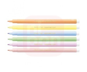 Canetinha 6 Cores Pastel Neo-Pen - Compactor