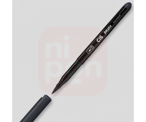 Caneta Marcador Brush Aquarelável CIS - Cinza escuro