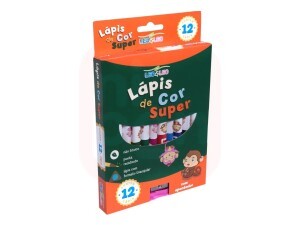 Lápis de Cor 12 Cores Jumbo - Leo & Leo