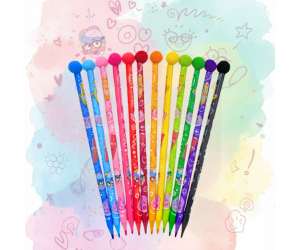 Lápis de Cor Fini 12 Cores Triangular - Leonora