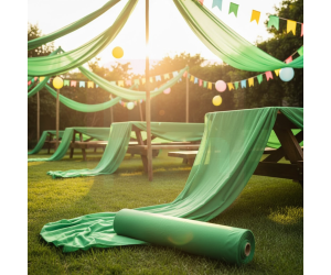 TNT Verde Bandeira em Rolo 50 Metros