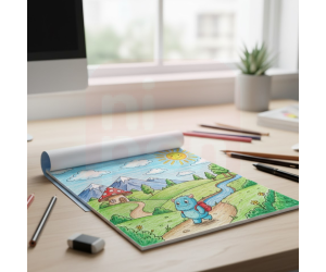 Bloco A4 Desenho 150g Branco Liso -  Menno