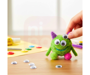 Olho Móvel 10mm Par – Artesanato