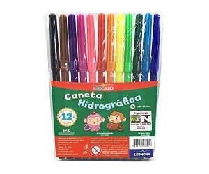 Canetinha 12 Cores Plus - Leo e Leo