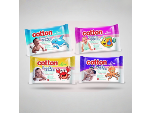 Toalha Umedecida - Cotton Line